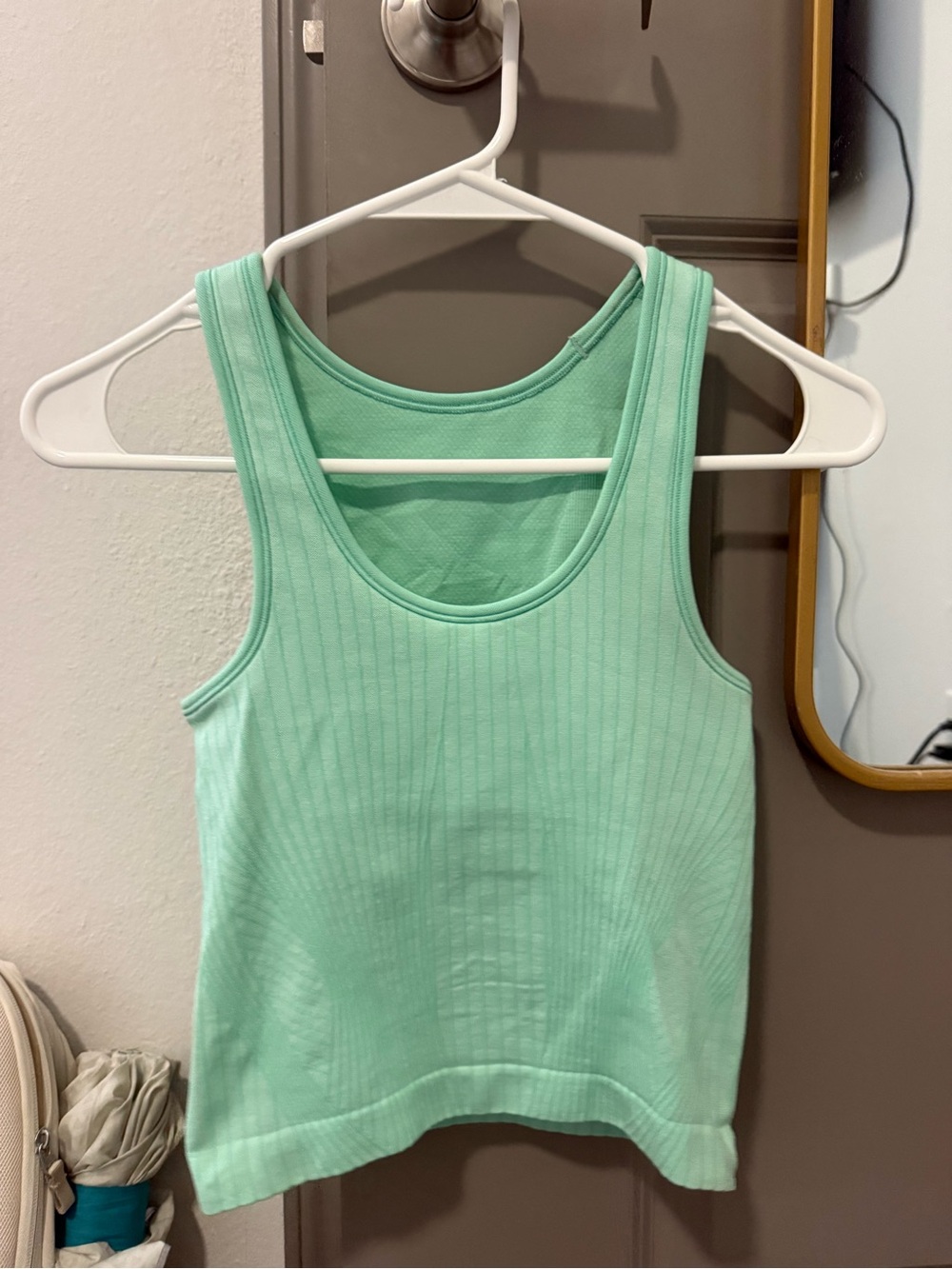 Lululemon Mint Ribbed Tank Top